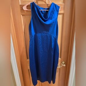 Banana Republic Factory Blue Midi Dress